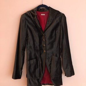 Jill Anderson Brown Velvet waistcoat